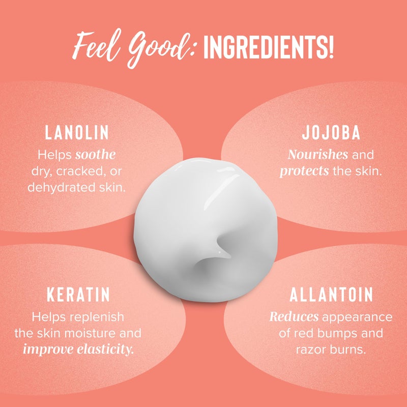 Coochy Shave Cream - Moisturizing Shave Lotion - Gentle Intimate Shaving Cream - For Bikini Area, Underarms, Legs & More - Rash-Free, Hydrating Formula - Sweet Nectar, 7.2 oz - Image 4